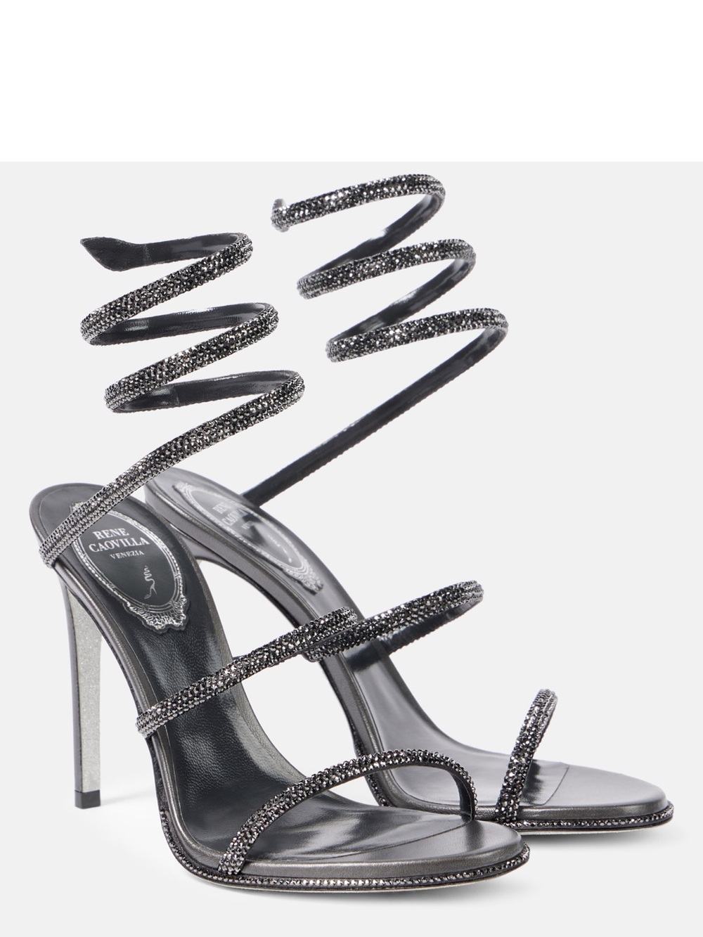 Rene Coavilla Jeweled Cleo Heels